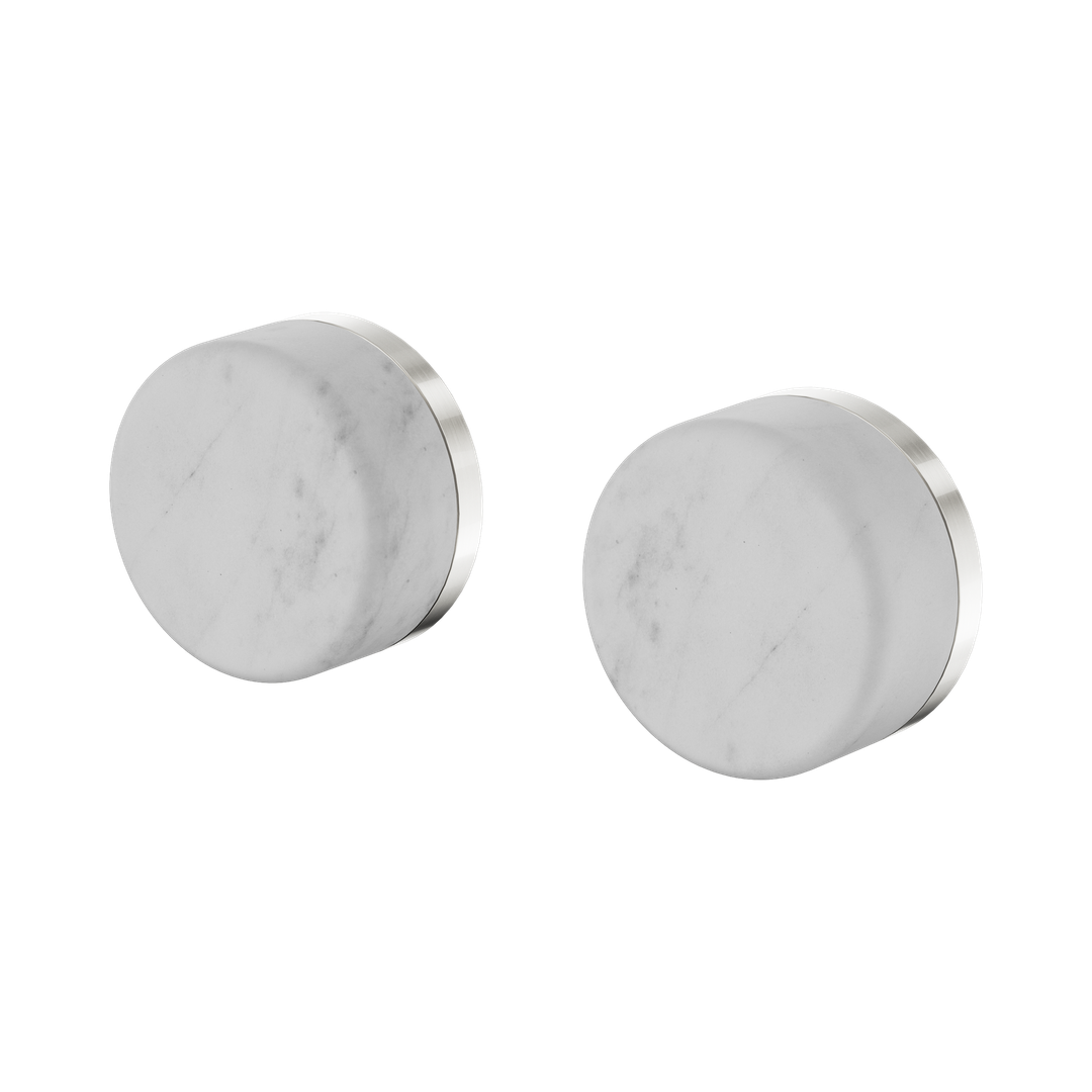 Nero Serenity Wall Top Assembly Brushed Nickel - Carrara Handle