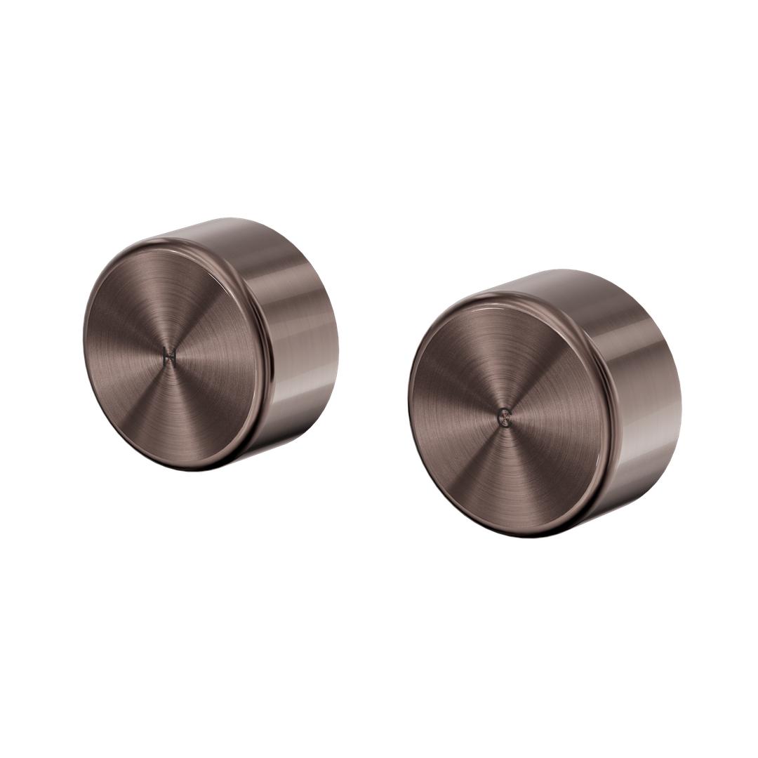 Nero Serenity Wall Top Assembly Brushed Bronze - Metal Handle