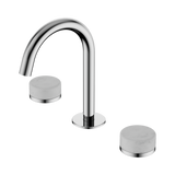 Nero Serenity Basin Set Arc Spout Chrome - Carrara Handle