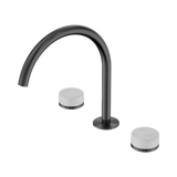 Nero Serenity Bath/Kitchen Set Arc Spout Gunmetal - Carrara Handle