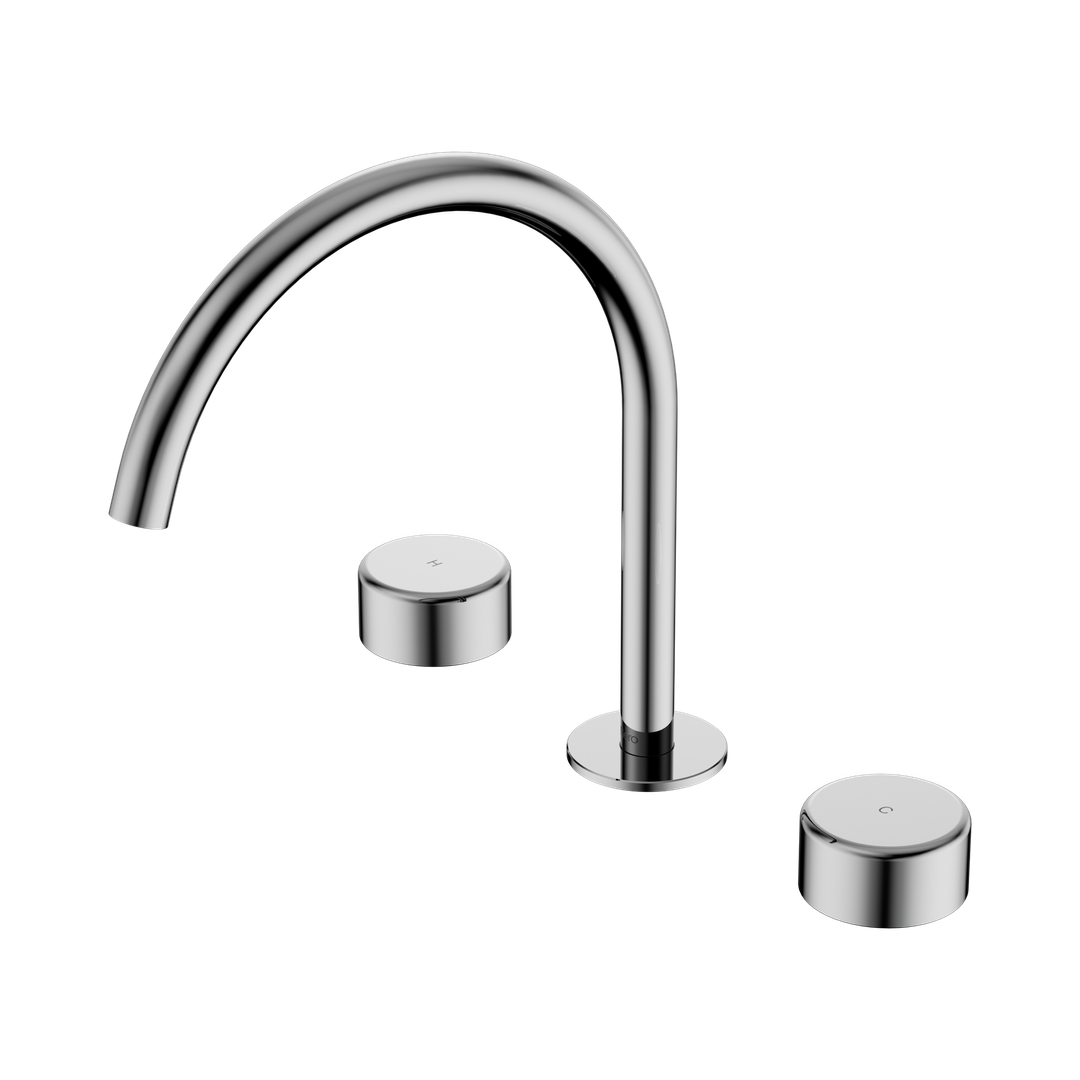 Nero Serenity Bath/Kitchen Set Arc Spout Chrome - Metal Handle
