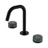 Nero Serenity Basin Set Edge Spout Matte Black - Verde Alpi Handle