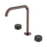 Nero Serenity Bath/Kitchen Set Edge Spout Brushed Bronze - Verde Alpi Handle