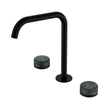 Nero Serenity Bath/Kitchen Set Edge Spout Matte Black - Verde Alpi Handle