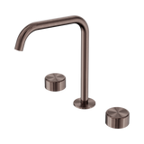Nero Serenity Bath/Kitchen Set Edge Spout Brushed Bronze - Metal Handle