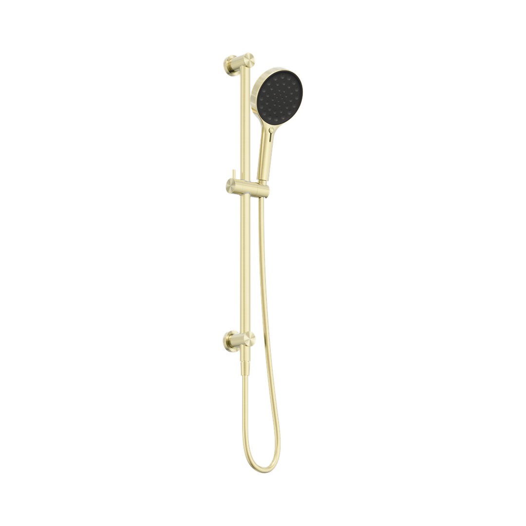 Nero Serenity Rail Shower - Brushed Gold