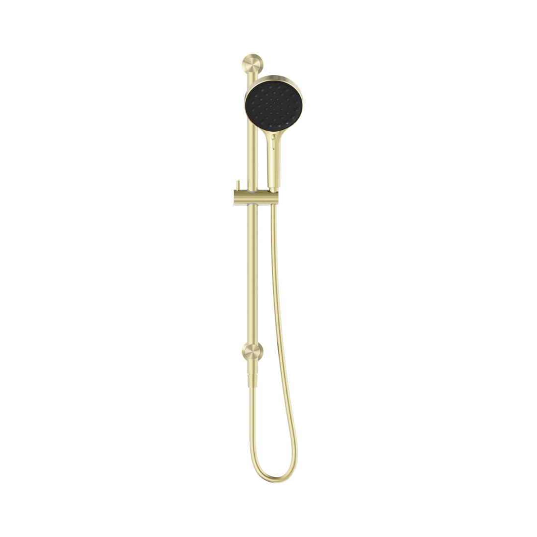 Nero Serenity Rail Shower - Brushed Gold