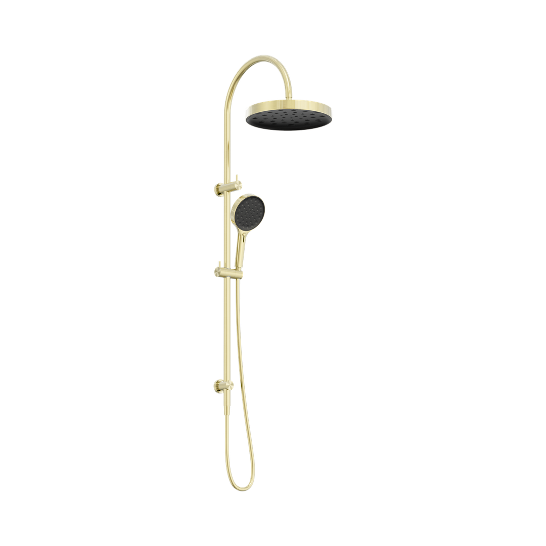 Nero Serenity Twin Shower - Brushed Gold