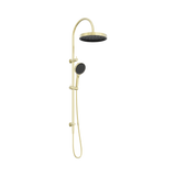 Nero Serenity Twin Shower - Brushed Gold