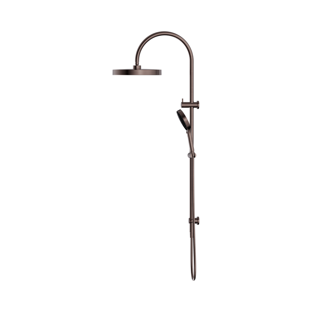 Nero Serenity Twin Shower - Brushed Bronze