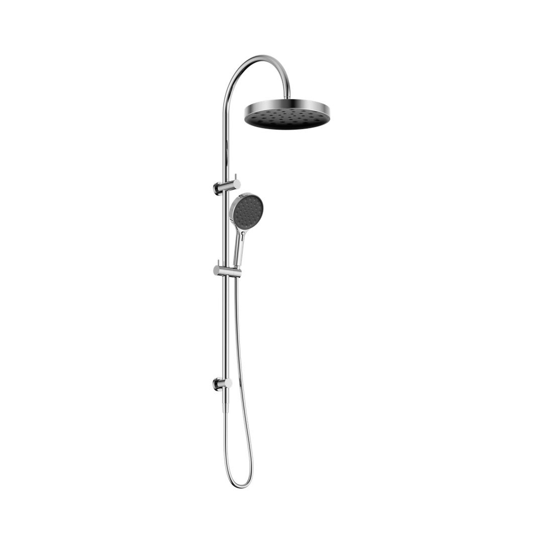Nero Serenity Twin Shower - Chrome