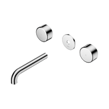 Nero Serenity Wall Basin Set 160Mm Spout Chrome - Metal Handle Trim Kit Only