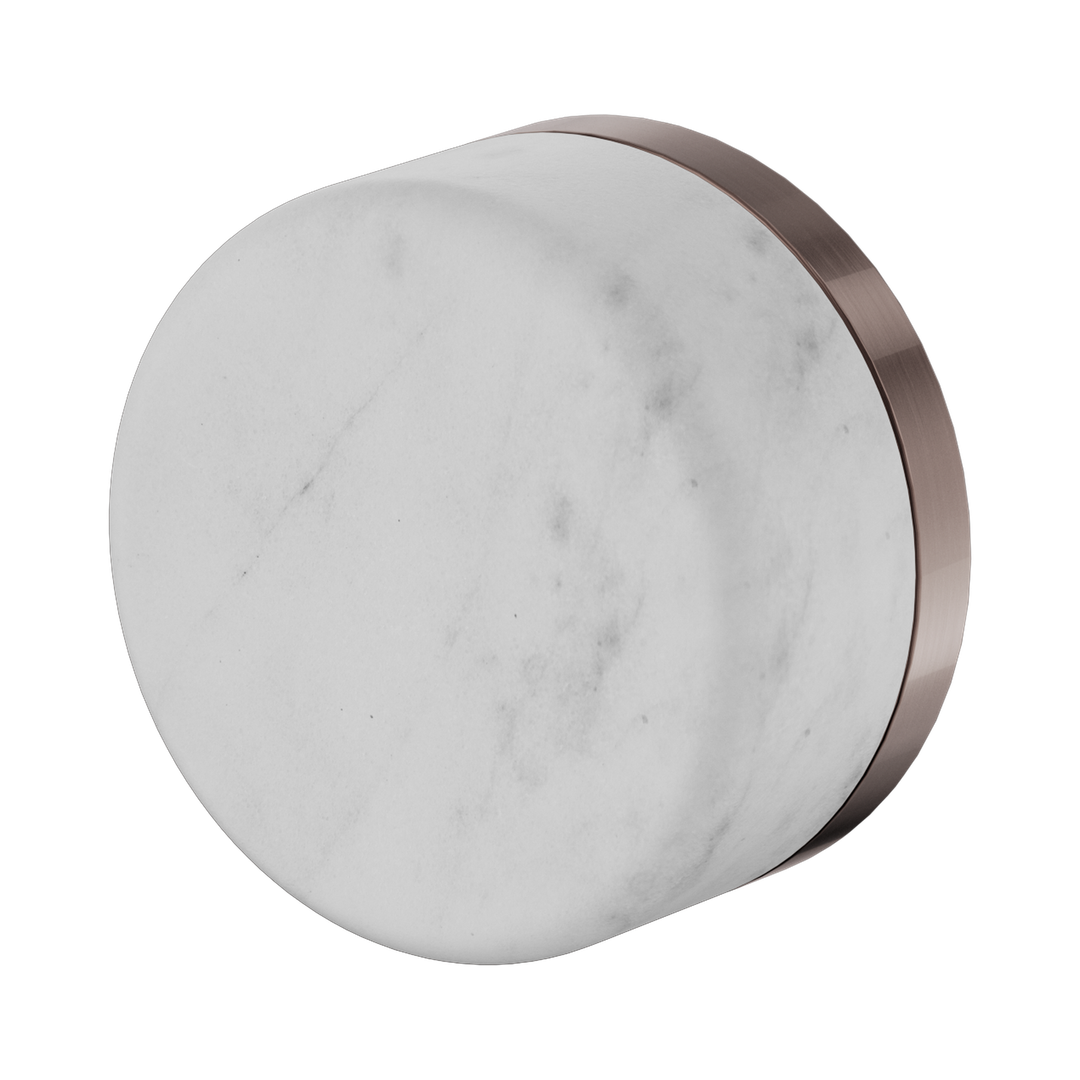 Serenity Progressive Shower Nero Mixer With Carrara Handle - Brushed Bronze