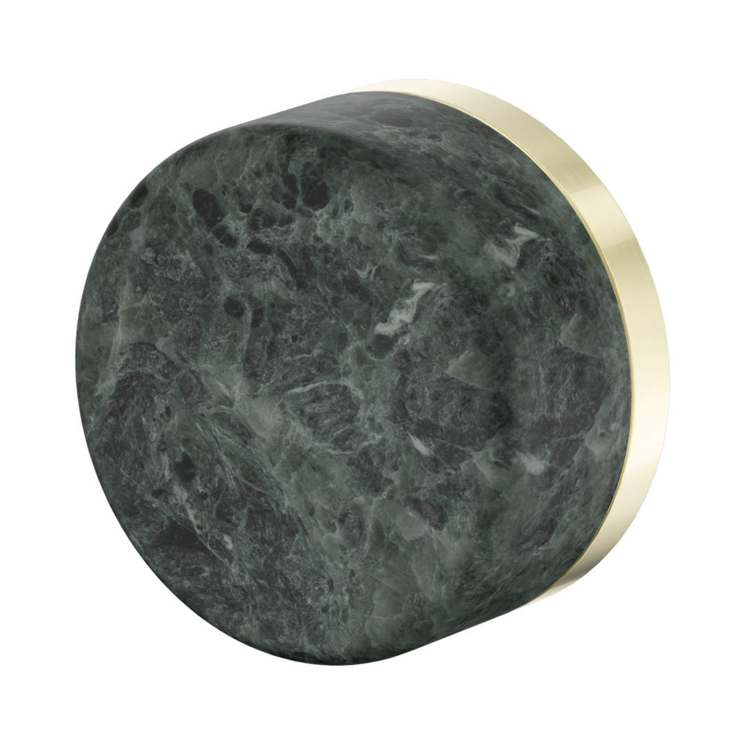 Serenity Progressive Shower Nero Mixer With Verde Alpi Handle - Brushed Gold