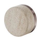 Serenity Progressive Shower Nero Mixer With Rome Travertine Handle - Brushed Bronze