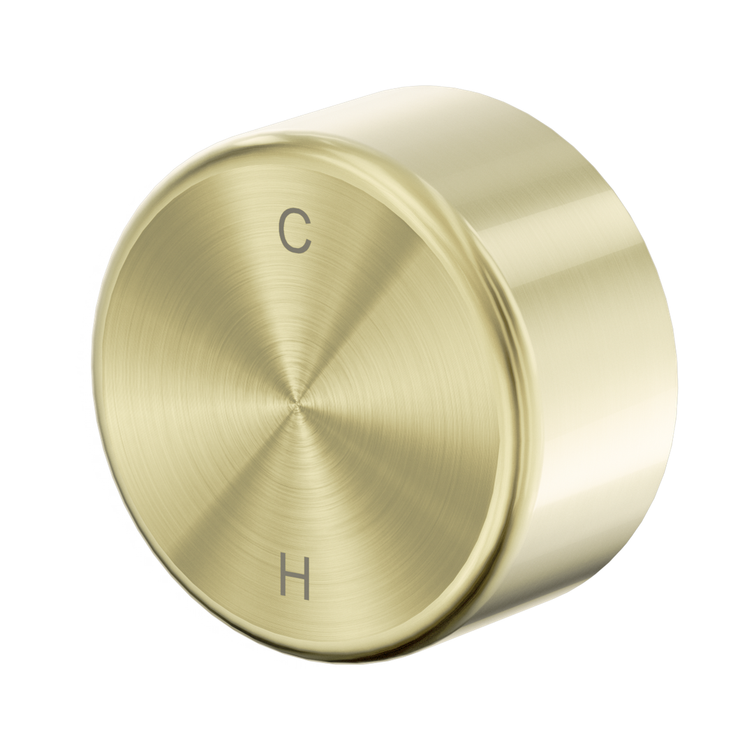 Serenity Progressive Shower Nero Mixer With Metal Handle - Brushed Gold