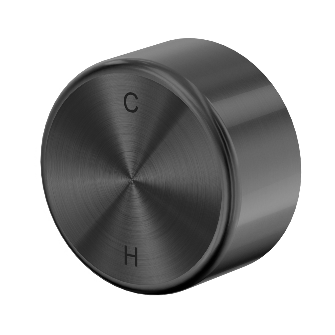Nero Serenity Progressive Shower Mixer Gunmetal - Metal Handle
