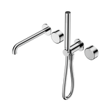 Nero Serenity Progressive Shower System - Spout Chrome - Metal Handle & Slim Shower