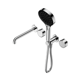 Nero Serenity Progressive Shower System - Spout Chrome - Metal Handle & Serenity Hand Shower