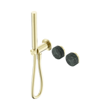 Nero Serenity Progressive Shower System Brushed Gold - Verde Alpi Handle & Slim Shower