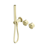 Nero Serenity Progressive Shower System Brushed Gold - Metal Handle & Slim Shower