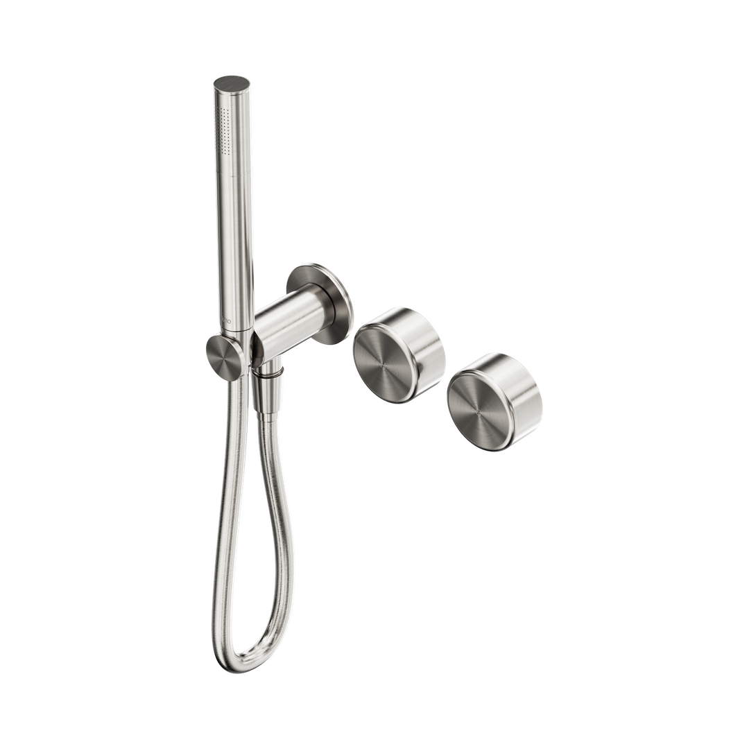 Nero Serenity Progressive Shower System Brushed Nickel - Metal Handle & Slim Shower
