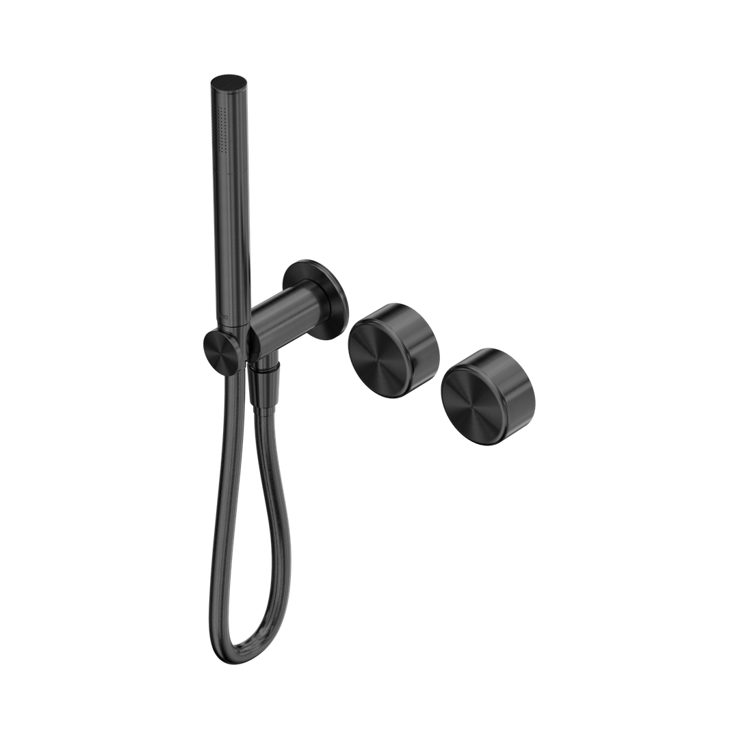 Nero Serenity Progressive Shower System Gunmetal - Metal Handle & Slim Shower