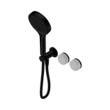 Nero Serenity Progressive Shower System Matte Black - Carrara Handle & Serenity Hand Shower