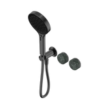 Nero Serenity Progressive Shower System Gunmetal - Verde Alpi Handle & Serenity Hand Shower