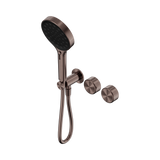 Nero Serenity Progressive Shower System Brushed Bronze - Metal Handle & Serenity Hand Shower