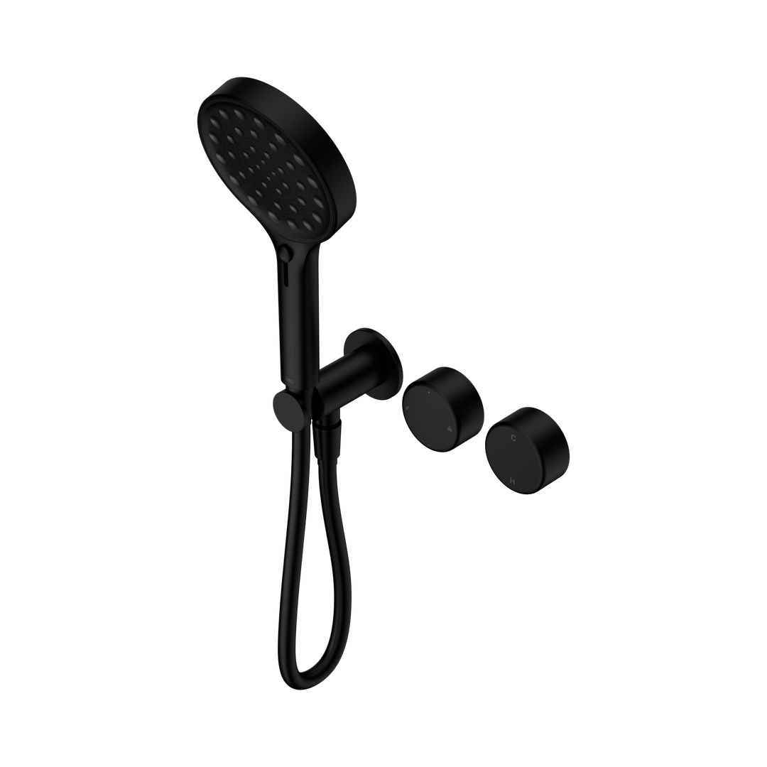 Nero Serenity Progressive Shower System Matte Black - Metal Handle & Serenity Hand Shower