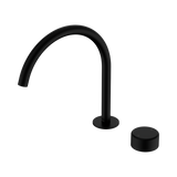 Nero Serenity Progressive Bath/Kitchen Mixer Arc Spout Matte Black - Metal Handle