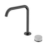 Nero Serenity Progressive Bath/Kitchen Mixer Edge Spout Gunmetal - Carrara Handle