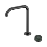 Nero Serenity Progressive Bath/Kitchen Mixer Edge Spout Gunmetal - Verde Alpi Handle