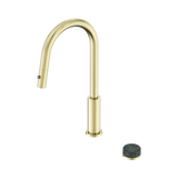 Nero Serenity Progressive Pull Out Kitchen Set - Verde Alpi Handle Brushed Gold
