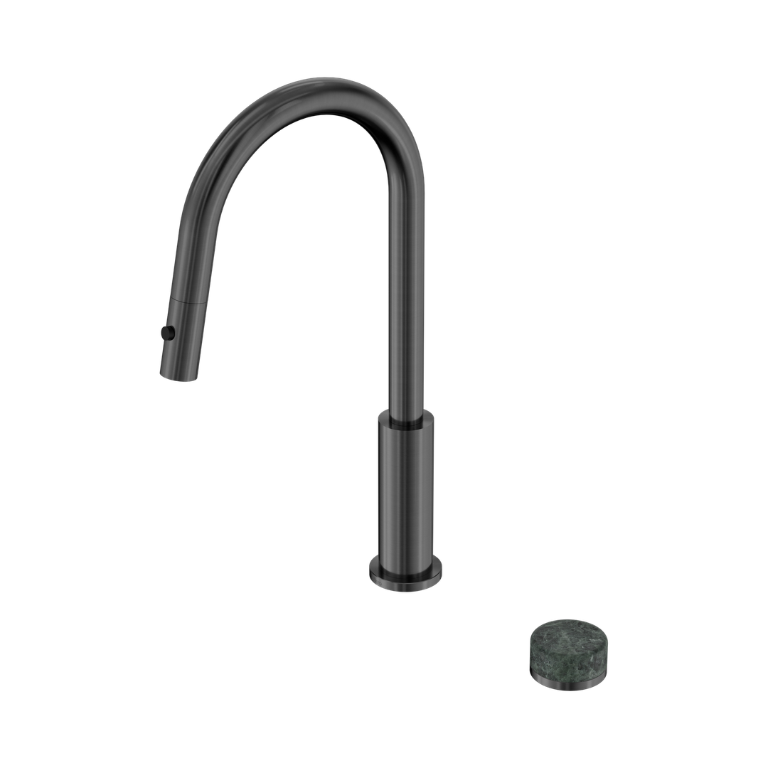 Nero Serenity Progressive Pull Out Kitchen Set - Verde Alpi Handle Gunmetal