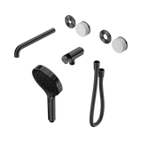 Nero Serenity Progressive Shower System - Spout Gunmetal Carrara Handle & Serenity Hand Shower Trim Kit Only