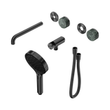Nero Serenity Progressive Shower System - Spout Gunmetal Verde Alpi Handle & Serenity Hand Shower Trim Kit Only