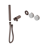 Nero Serenity Progressive Shower System Brushed Bronze - Carrara Handle & Slim Shower Trim Kit Only