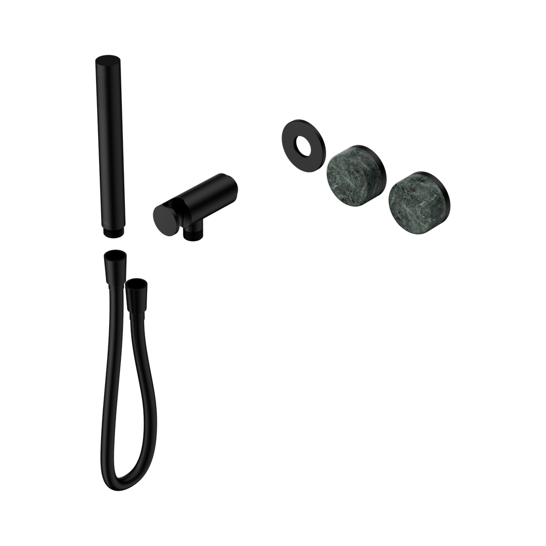 Nero Serenity Progressive Shower System Matte Black - Verde Alpi Handle & Slim Shower Trim Kit Only