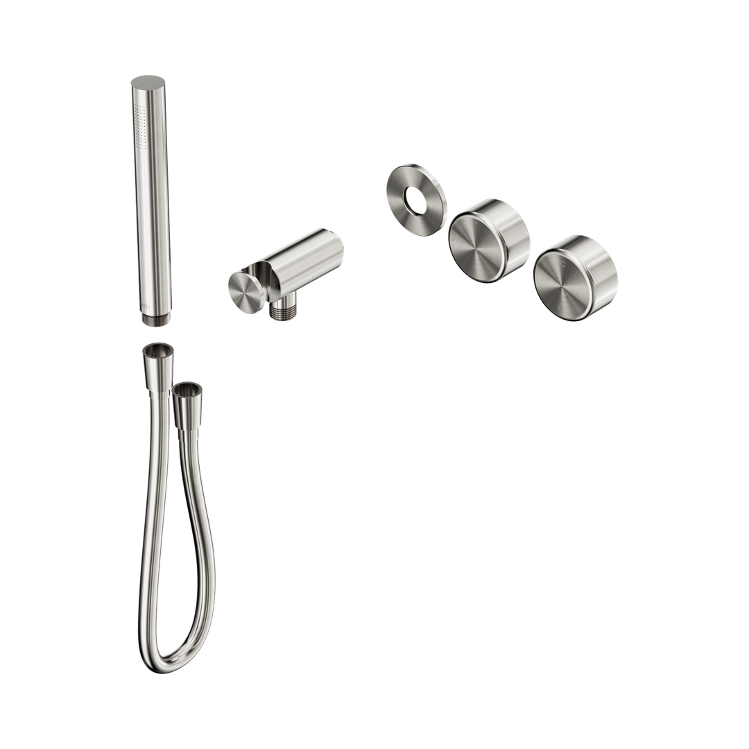 Nero Serenity Progressive Shower System Brushed Nickel - Metal Handle & Slim Shower Trim Kit Only