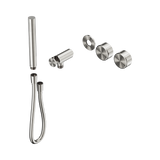 Nero Serenity Progressive Shower System Brushed Nickel - Metal Handle & Slim Shower Trim Kit Only