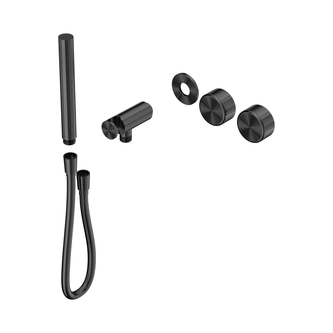 Nero Serenity Progressive Shower System Gunmetal - Metal Handle & Slim Shower Trim Kit Only