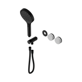 Nero Serenity Progressive Shower System Matte Black - Carrara Handle & Serenity Hand Shower Trim Kit Only