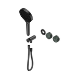 Nero Serenity Progressive Shower System Gunmetal - Verde Alpi Handle & Serenity Hand Shower Trim Kit Only