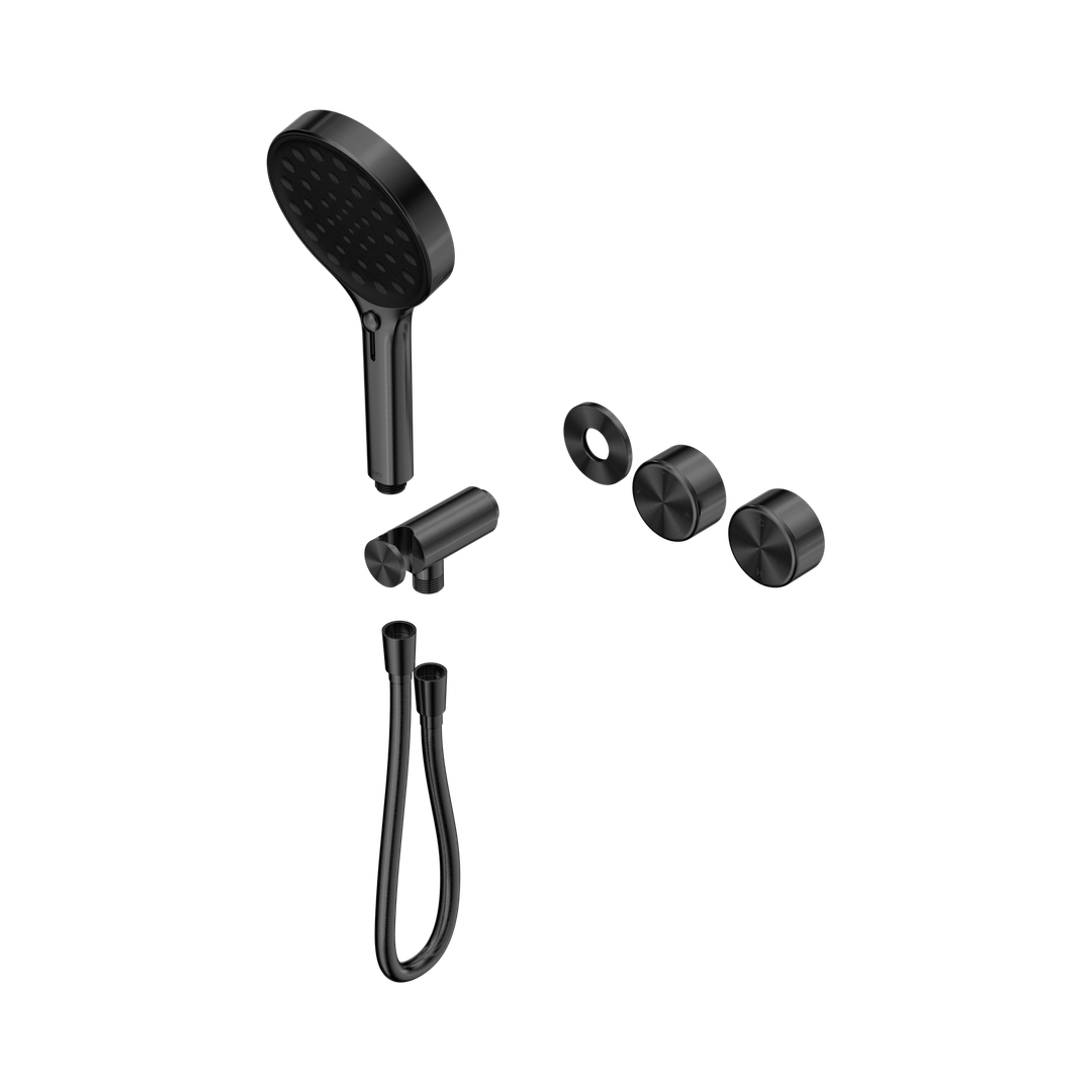 Nero Serenity Progressive Shower System Gunmetal - Metal Handle & Serenity Hand Shower Trim Kit Only