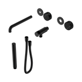 Nero Serenity Progressive Shower System - Spout Matte Black Marquina Black Handle & Slim Shower Trim Kit Only
