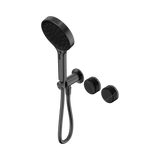 Nero Serenity Progressive Shower System Gunmetal - Marquina Black Handle & Serenity Hand Shower