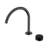 Serenity Progressive Bath/Kitchen Nero Mixer Arc Spout With Marquina Black Handle - Gun Metal