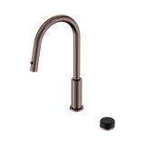 Nero Serenity Progressive Pull Out Kitchen Set - Marquina Black Handle Brushed Bronze